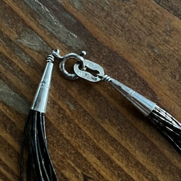 Vintage Carolyn Pollack Sterling Silver Necklace - Picture 6 of 7